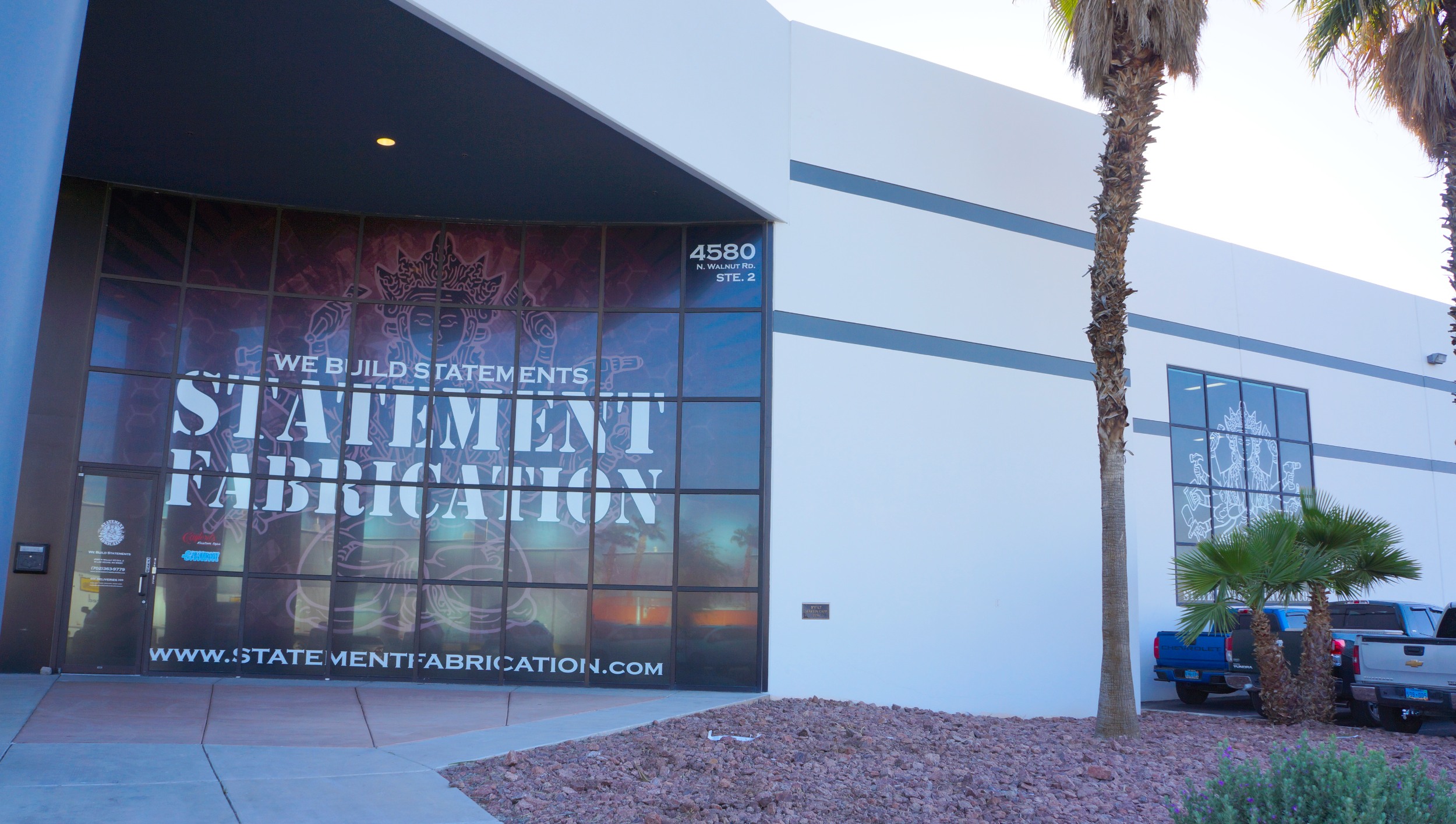 Statement Fabrication — front of facility